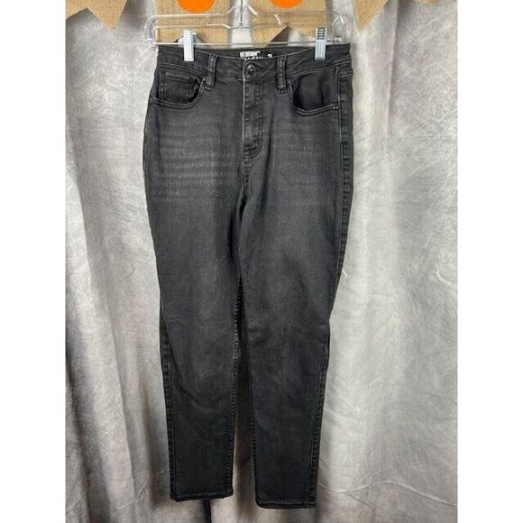 HT DENIM Women Juniors 3 Mom Jeans Stretch Relax Comfort Pockets Casual Hi Rise - Picture 1 of 7